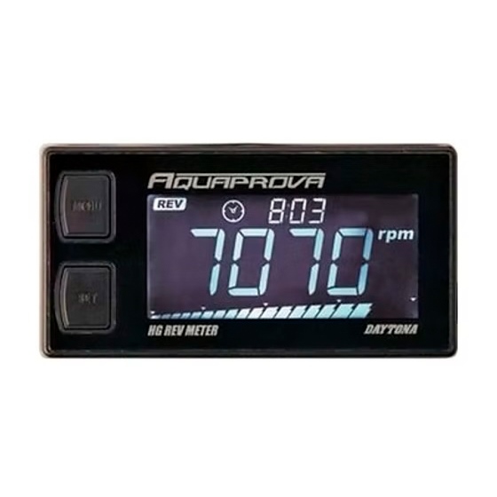 17-847 SHINDY Shindy Tachometer 212761 TACHOMETER AQUAPROVA SHINDY Tachometer 