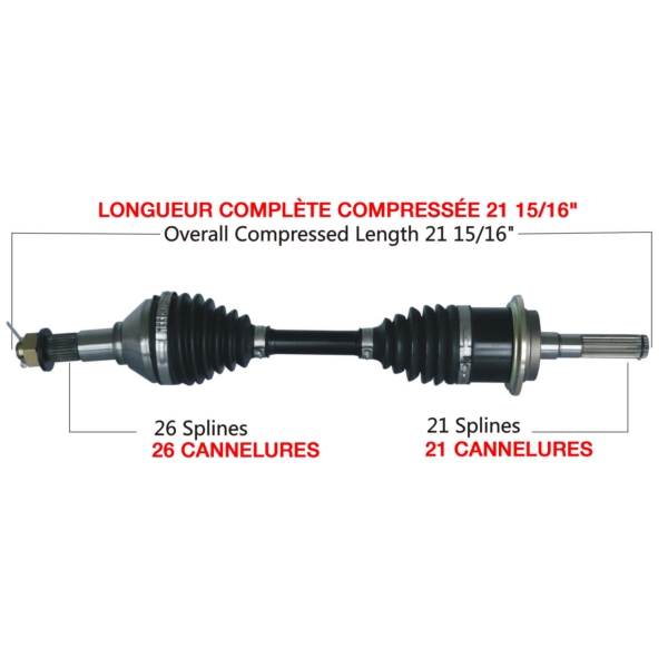 Image-2 TrakMotiveHD Complete HD Axle CAN-AM (BRP) AXLE COMPL HD C-AM TRAKMOTIVE CAN-6023HD CAN-6023HD TRAKMOTIVEHD