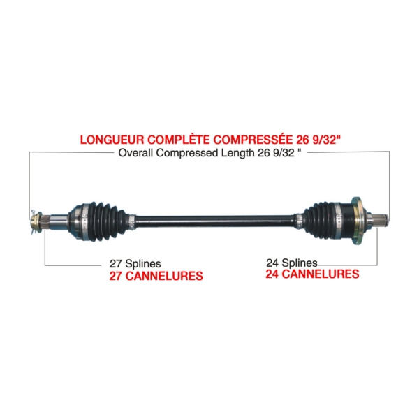 Image-2 TrakMotiveHD Complete HD Axle ARCTIC CAT AXLE COMPL HD A/C TRAKMOTIVE ARC-6012HD ARC-6012HD TRAKMOTIVEHD
