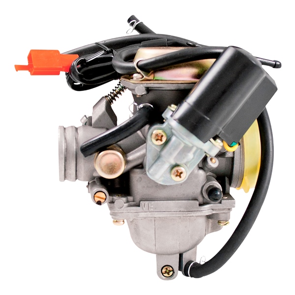 03-0026 MOGOPARTS Outside Distributing Complete GY6 Style 125-150 cc Carburetor with Electric Choke 4 Stroke - GY6 style CARBURATOR GY6 W/ELECTRIC CHOKE Complete GY6 Style 125-150 cc Carburetor with Electric Choke 