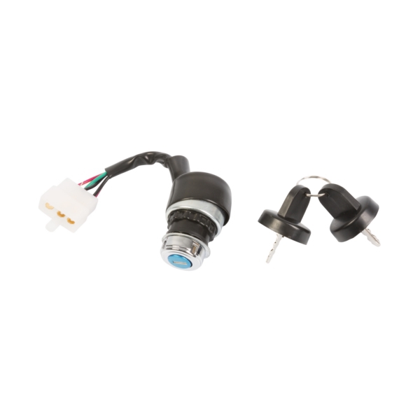 07-0508 MOGOPARTS Outside Distributing Key Switch 5-Wire and Female Plug Lock with key - 217095 IGNITION 5-WIRE 3POS FEMALE PLUG OD Key Switch 5-Wire and Female Plug N/A