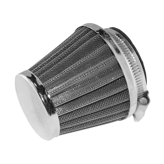 06-0409 MOGOPARTS Outside Distributing Air Filter 42mm Long Cone AIR FILTER 42MM UNIV OD Air Filter 42mm Long Cone 
