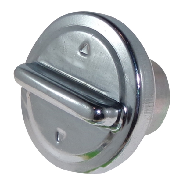 04-0508 MOGOPARTS Outside Distributing Metal Fuel Tank Cap 217431 GAS CAP (OD) Metal Fuel Tank Cap Gray