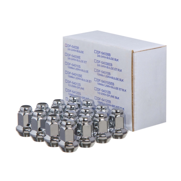 W54015B WCA WCA Conical Lug Nut Kit (16) 217820 LUG NUT 12MMX1.50 TAPER CHR QTY16 WCA Conical Lug Nut Kit (16) Chrome