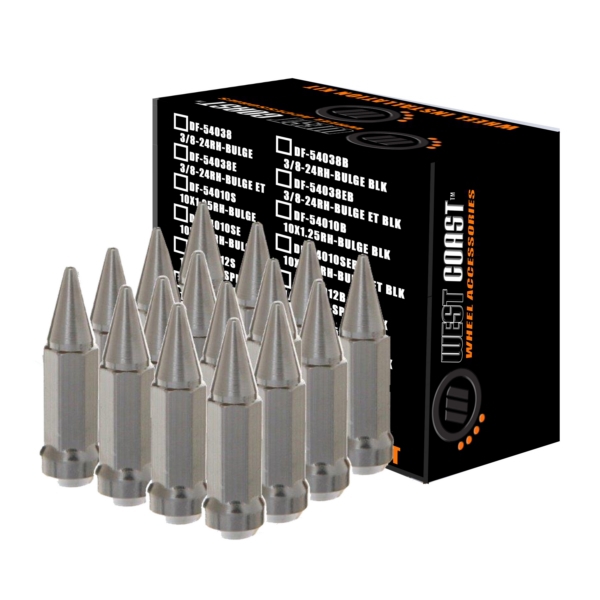 DF-54012SPK WCA WCA Spike Lug Nut Kit (16) 217828 LUG NUT 1/2 SPIKE CH QTY16 WCA Spike Lug Nut Kit (16) Chrome