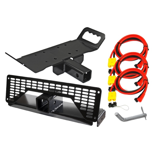 UTV-675 KFI-PRODUCTS KFI Products Winch Bracket & Receiver Hitch for Multi-Mount 218239 MOUNT MULTI KIT POL KFI Winch Bracket & Receiver Hitch for Multi-Mount 