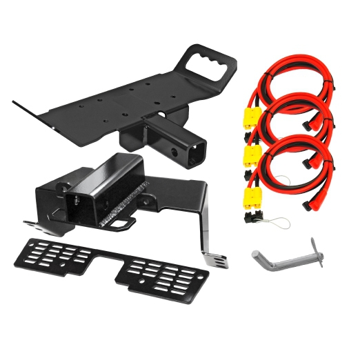 UTV-875 KFI-PRODUCTS KFI Products Winch Bracket & Receiver Hitch for Multi-Mount 218241 MOUNT MULTI KIT POL KFI Winch Bracket & Receiver Hitch for Multi-Mount 