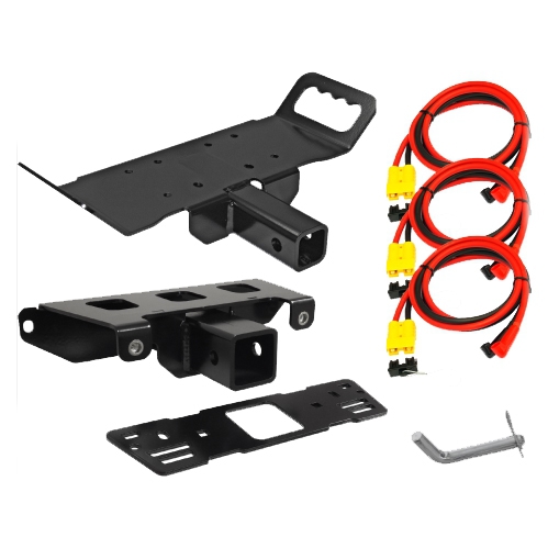 UTV-1080 KFI-PRODUCTS KFI Products Winch Bracket & Receiver Hitch for Multi-Mount 218242 MOUNT MULTI KIT 2" POL KFI Winch Bracket & Receiver Hitch for Multi-Mount 