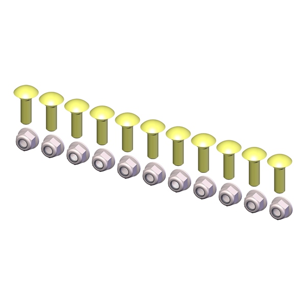 HK-410 KFI-PRODUCTS KFI Products Wear Bar Hardware Kit HARDWARE KIT WEAR BAR KFI Wear Bar Hardware Kit 