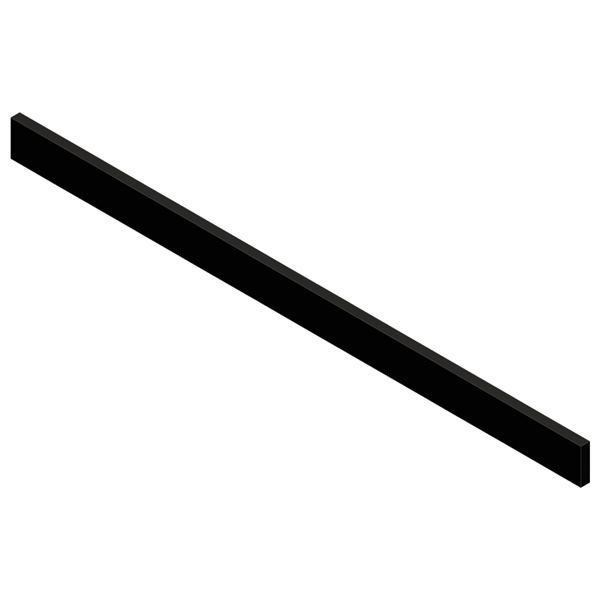 106672 KFI-PRODUCTS KFI Products UHMW Wear Bar WEAR BAR UHMW .75"X72" KFI UHMW Wear Bar Black