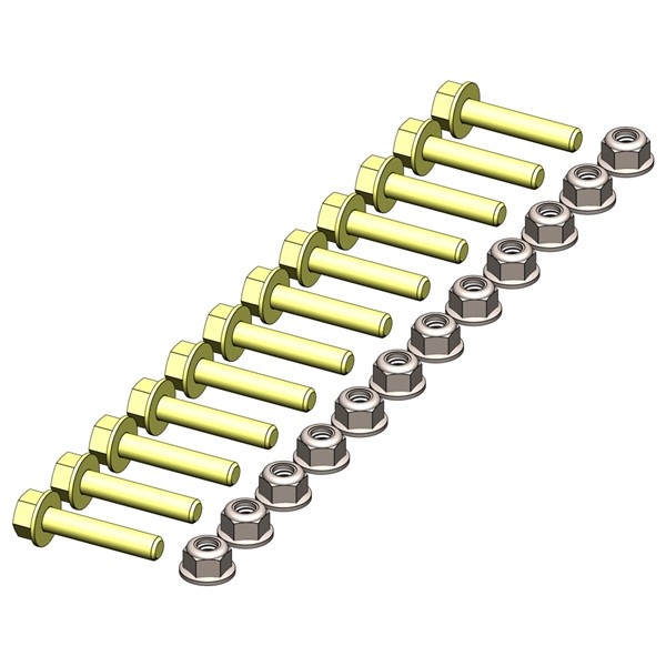 HK-416 KFI-PRODUCTS KFI Products UHMW Wear Bar Hardware Kit HARDWARE KIT WEAR BAR KFI UHMW Wear Bar Hardware Kit 