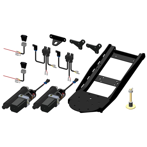 106180-AP KFI-PRODUCTS KFI Products V-Plow Actuator Tube Kit V-PLOW ACTUATOR TUBE KIT KFI V-Plow Actuator Tube Kit Black