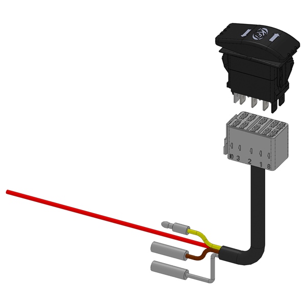 ACT-BLDRS-K KFI-PRODUCTS KFI Products Actuator Backlit Dash Rocker Switch Rocker - 218566 ACTUATOR BACKLIT DASH ROCKER SWITCH Actuator Backlit Dash Rocker Switch Black