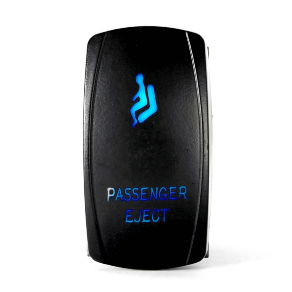 QRS294 QUAKELED Quake LED Passenger Eject LED Switch Rocker - QRS-PE-B SWITCH ROCKER 5 PINS PASSENGER EJECT BL Passenger Eject LED Switch Blue