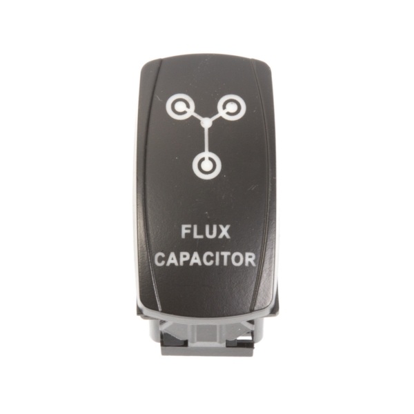 ROCKER SWITCH FLUX CAPACITOR BL by:  QuakeLed Part No: QRS-FC-B - Canada - Canadian Dollars
