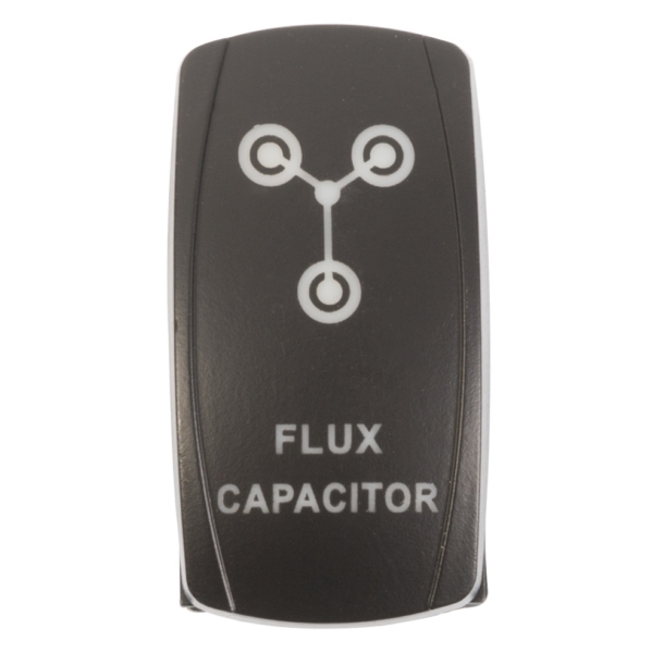 ROCKER SWITCH FLUX CAPACITOR AMB by:  QuakeLed Part No: QRS-FC-A - Canada - Canadian Dollars