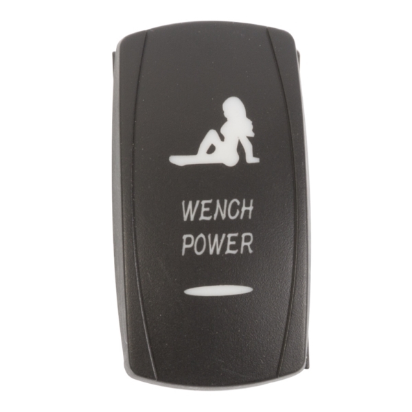 ROCKER SWITCH WENCH POWER RD by:  QuakeLed Part No: QRS-WP-R - Canada - Canadian Dollars