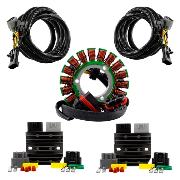 RMS900-106254 KIMPEXHD Kimpex HD Dual Output Stator, Series Regulators, Harnesses Kit POLARIS - 225818 STATOR DUAL&SERIES REGUL&HARNESS POL Dual Output Stator, Series Regulators, Harnesses Kit 