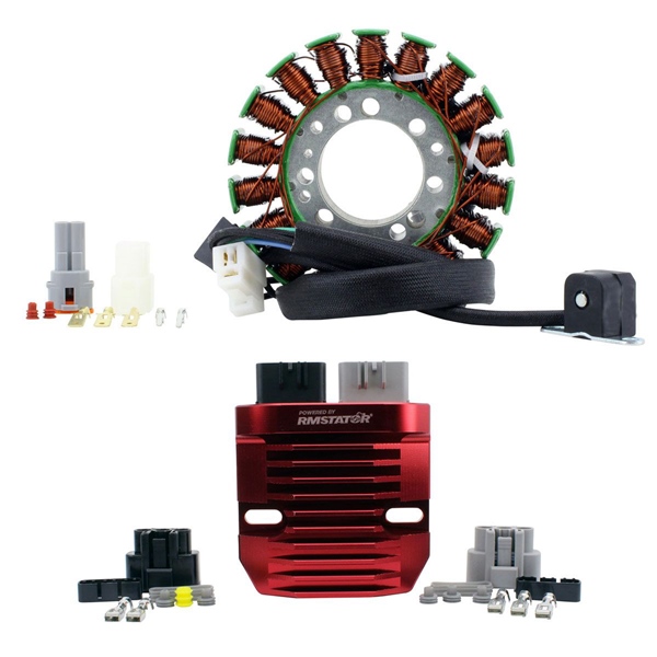 RMS900-107271 KIMPEXHD Kimpex HD Generator Stator & Aluminum Mosfet Voltage Regulator Kit TRIUMPH - 225918 STATOR/REGULATOR MOSFET TRIUMPH Generator Stator & Aluminum Mosfet Voltage Regulator Kit 