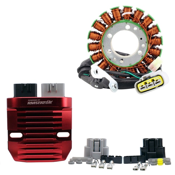 RMS900-107277 KIMPEXHD Kimpex HD Generator Stator & Aluminum Mosfet Voltage Regulator Kit TRIUMPH - 225920 STATOR/REGULATOR MOSFET TRIUMPH Generator Stator & Aluminum Mosfet Voltage Regulator Kit 