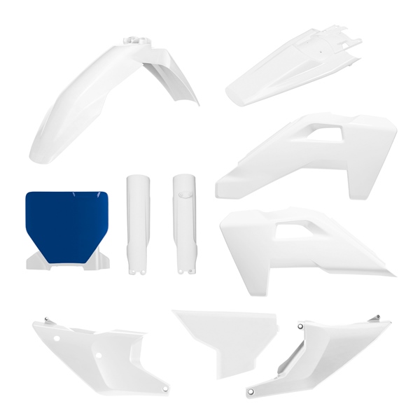 91664 POLISPORT Polisport MX Complete Kit HUSQVARNA PLASTIC KIT COMP OEM COLOR HUSQV MX Complete Kit OEM Color