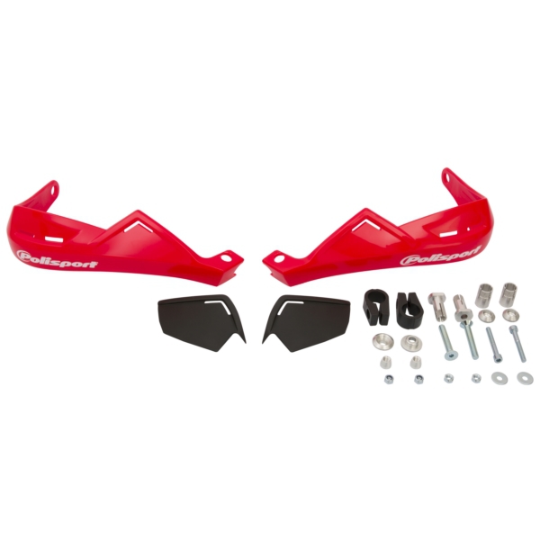 8305100032 POLISPORT Polisport Evolution (Integral) Hand Protector HANDGUARD EVOLUTION KIT RD POLISPORT Evolution (Integral) Hand Protector Red