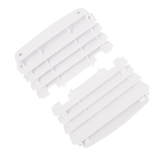 8455600001 POLISPORT Polisport Louver Wind Deflector for Radiator YAMAHA RADIATOR LOUVERS WH YAM POLISPORT Louver Wind Deflector for Radiator White