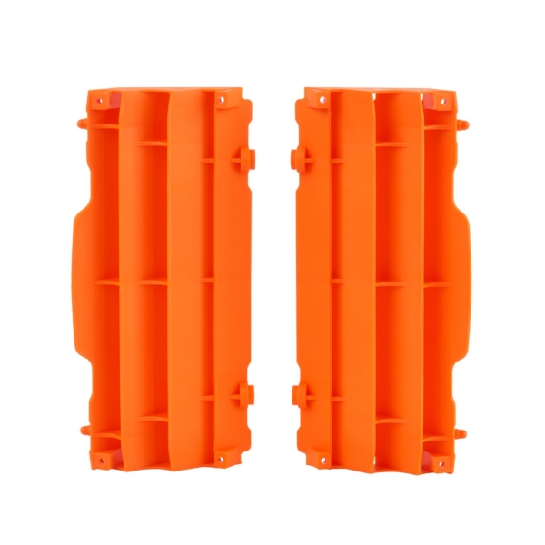 8455300002 POLISPORT Polisport Louver Wind Deflector for Radiator Wind Deflector - KTM RADIATOR LOUVERS OG KTM POLISPORT Louver Wind Deflector for Radiator Orange