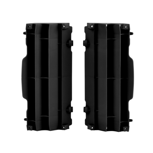 8455300001 POLISPORT Polisport Louver Wind Deflector for Radiator Wind Deflector - HUSQVARNA, KTM RADIATOR LOUVERS BK HUSQ POLISPORT Louver Wind Deflector for Radiator Black