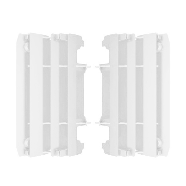 8985500002 POLISPORT Polisport Louver Wind Deflector for Radiator Wind Deflector - YAMAHA RADIATOR LOUVERS WH YAM POLISPORT Louver Wind Deflector for Radiator White