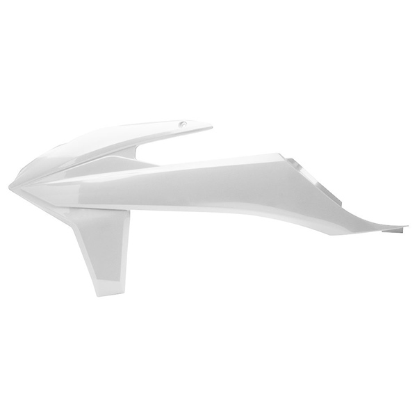 1CYC-1905-42 CYCRA Cycra Powerflow Radiator Shroud Wind Deflector - KTM PROTECTOR RADIATOR POWERFLOW WH KTM Powerflow Radiator Shroud White