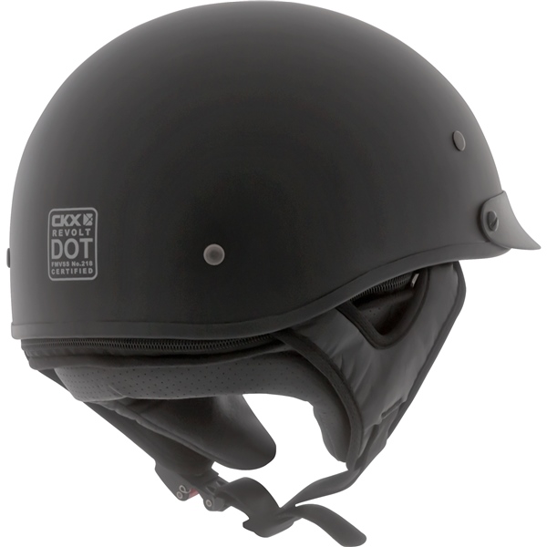 Image-2 CKX Revolt RSV Half Helmet Solid HELM REVOLT RSV SOLID MAT BK 2XL CKX 247027 247027 CKX