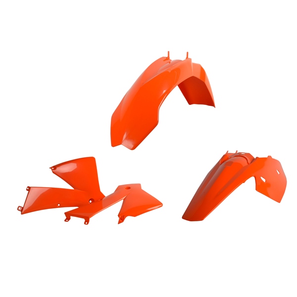 90850 WARN Polisport MX Complete Kit KTM PLASTIC KIT COMP OEM KTM MX Complete Kit OEM Color