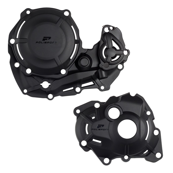 91347 POLISPORT Polisport Clutch Kit & Inginition Cover Protector CLUTCH KIT+IGNITION COVER BK GASGAS Clutch Kit & Inginition Cover Protector 