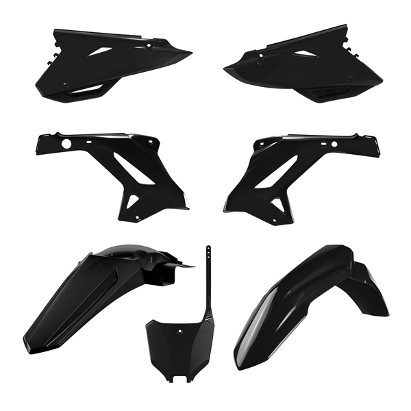 91359 POLISPORT Polisport Restyled MX Complete Kit HONDA PLASTIC KIT RESTYLING COMP BK HON Restyled MX Complete Kit Black