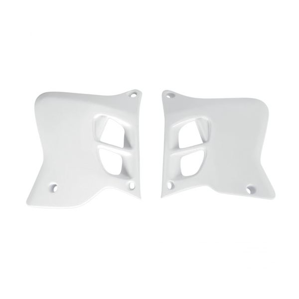 8497700001 POLISPORT Polisport Radiator Scoop YAMAHA RADIATOR SCOOP WH YAM Radiator Scoop White