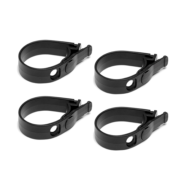 8671100004 POLISPORT Polisport Rubber Strap RUBBER STRAP QTY4 BK Rubber Strap Black