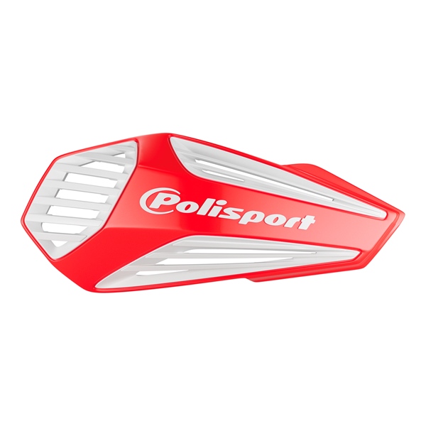 8308400021 POLISPORT Polisport MX Air Handguards HANDGUARD MX AIR PLASTIC RD/WH MX Air Handguards Red, White