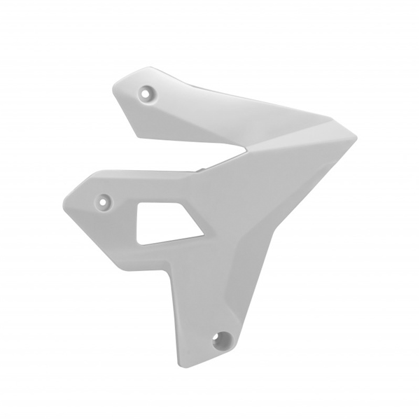 8505200003 POLISPORT Polisport Radiator Scoop - Restyling Wind Deflector - SUZUKI RADIATOR SCOOP RESTYLING WH Radiator Scoop - Restyling White