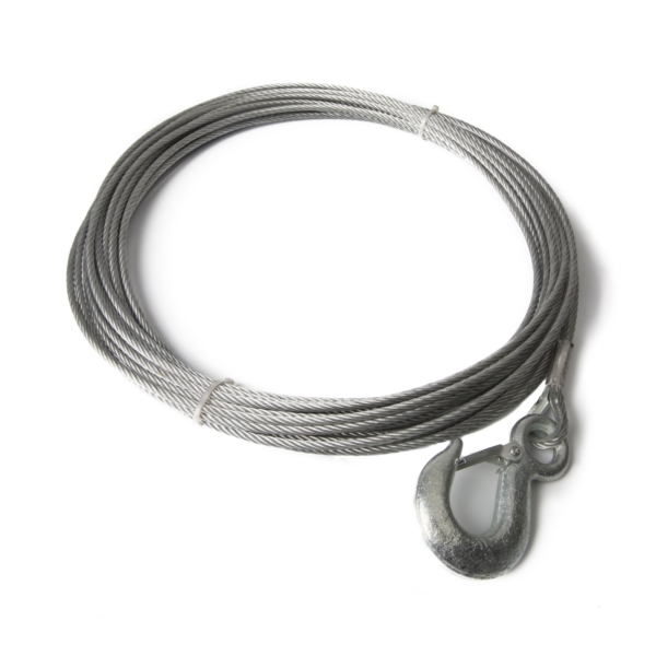 3/16"X50'-(7X19) KIMPEX Kimpex Winch Cable with Hook 5300 lbs STEEL CABLE WINCH 3/16"X50 W/HOOK KIMPEX Winch Cable with Hook Steel