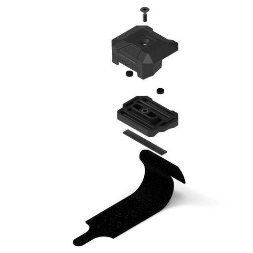 Image-4 Kimpex X2 Series full winsdhield and clamp system - GP HONDA WINDSHIELD X2 SERIES KIT GP FT CLR HON KIT-274063 KIT-274063 KIMPEX