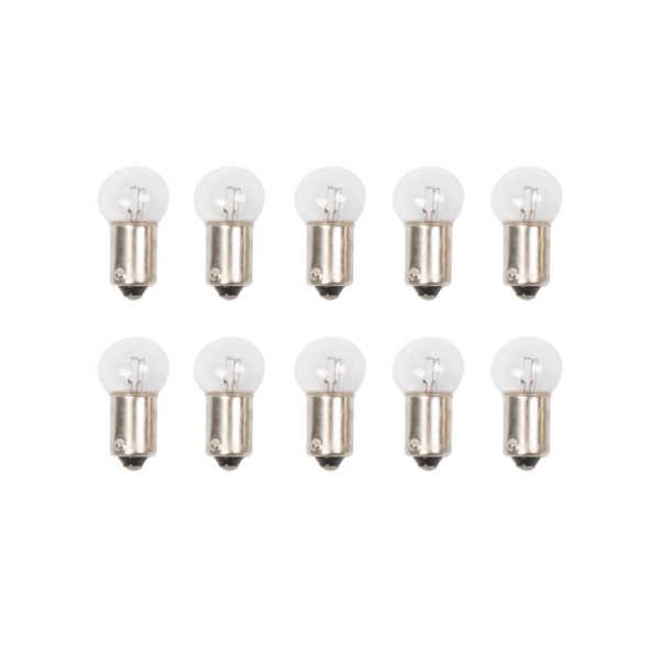 01-174 KIMPEX Kimpex Taillamp Bulb BA9S, 522, Single contact LIGHT BULB BA9S 522 12V  AD0313V Taillamp Bulb Clear