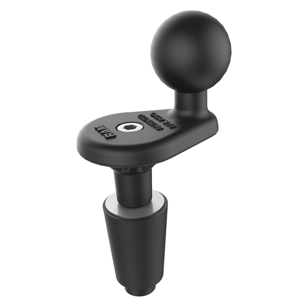 RAM-B-342 RAM-MOUNT RAM MOUNT Motorcycle Fork Stem Base Mount CYCLE STEM BASE W/BALL 1" RAMMOUNT Motorcycle Fork Stem Base Mount Black
