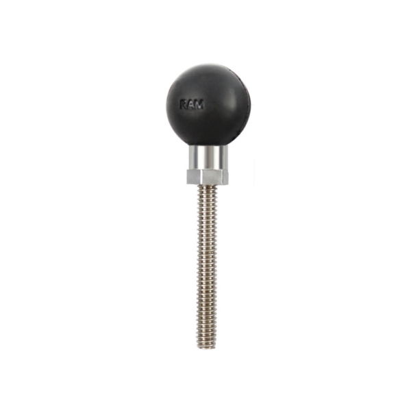 RAM-B-273U RAM-MOUNT RAM MOUNT RAM-B-273U Base Mount STUD THREATED 1/4-20 X 2.25" W/1"BALL RAM-B-273U Base Mount Black