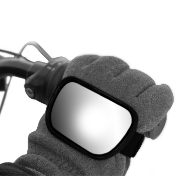 97013 KENSEAN Ken Sean 97013 Snowmobile Universal Mirror Adjustable Strap Hand MIRROR 3.5X2.5" HAND MOUNT 97013 Snowmobile Universal Mirror Black