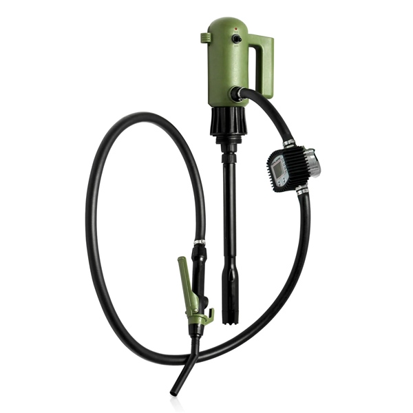 Battery Powered Pail Pump & Oil Meter TRPAIL-M-B