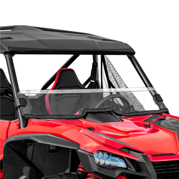 HWSHTAL75 SUPERATV Super ATV Half Windshield HONDA WINDSHIELD HALF FT CLR HON SUPERATV Half Windshield Clear - Standard