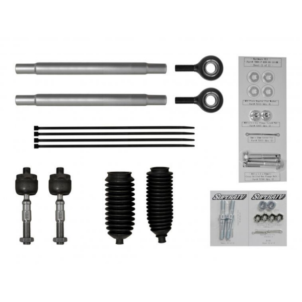TRRAPRZRXP0114ST001 SUPERATV Super ATV Replacement Tie Rod End HD TRRA-P-RZRXP-01-14-ST-001 TIE ROD HD POL SI Replacement Tie Rod End HD 