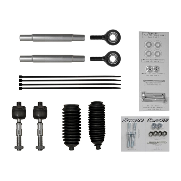 TRRAPRANMID14ST001 SUPERATV Super ATV Replacement Tie Rod End HD -  Chromoly TRRA-P-RAN-MID-14-ST-001 TIE ROD HD POL Replacement Tie Rod End HD -  Chromoly 