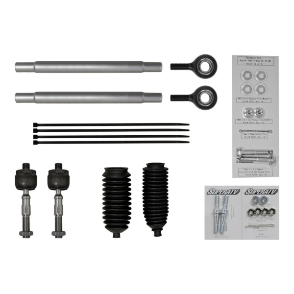 TRRAPRZR0114ST001 SUPERATV Super ATV Replacement Tie Rod End HD -  Chromoly TRRA-P-RZR-01-14-ST-001 TIE ROD HD POL Replacement Tie Rod End HD -  Chromoly 